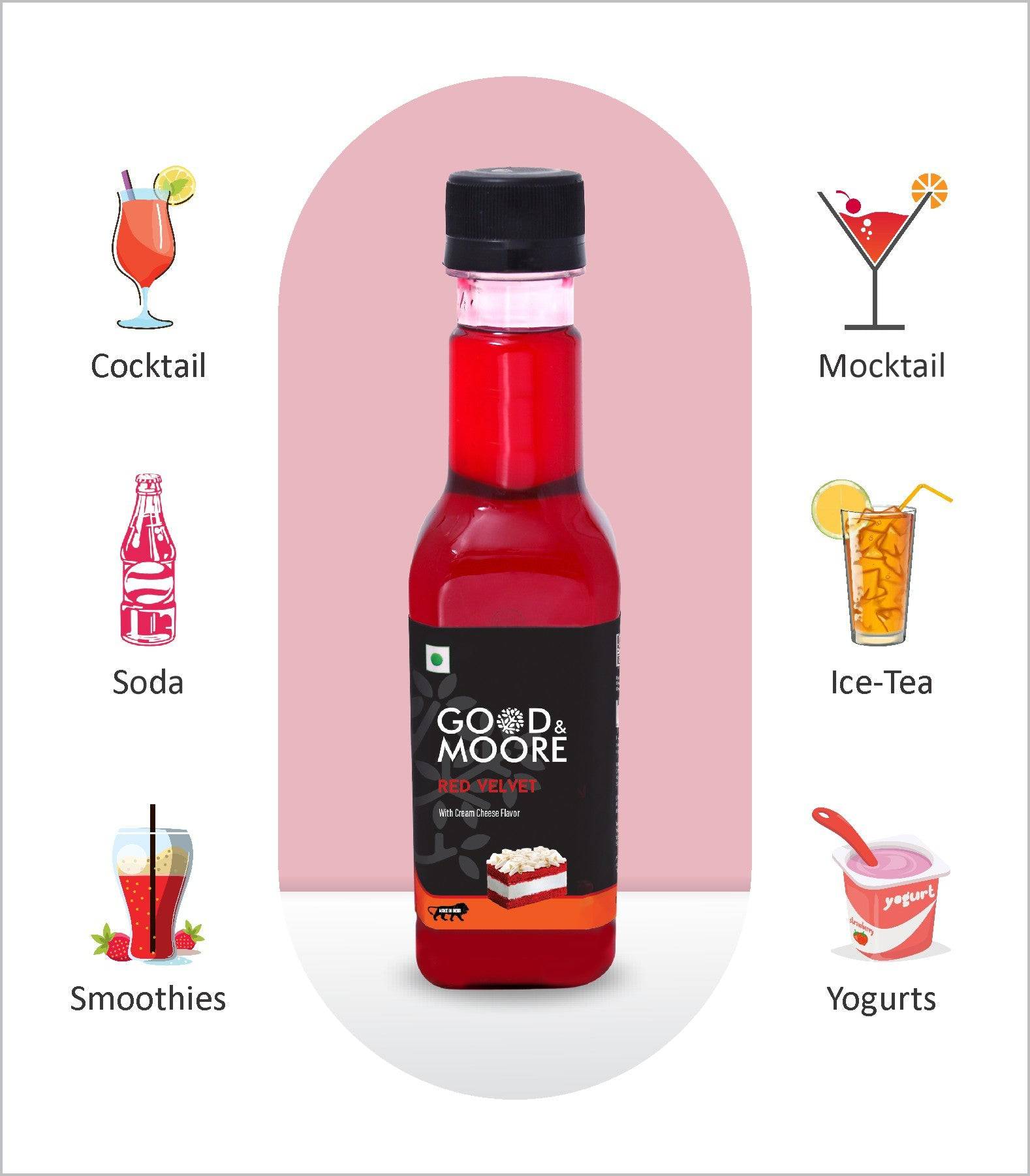 Good & Moore  Red Velvet Syrup | 250 ML - India shopping