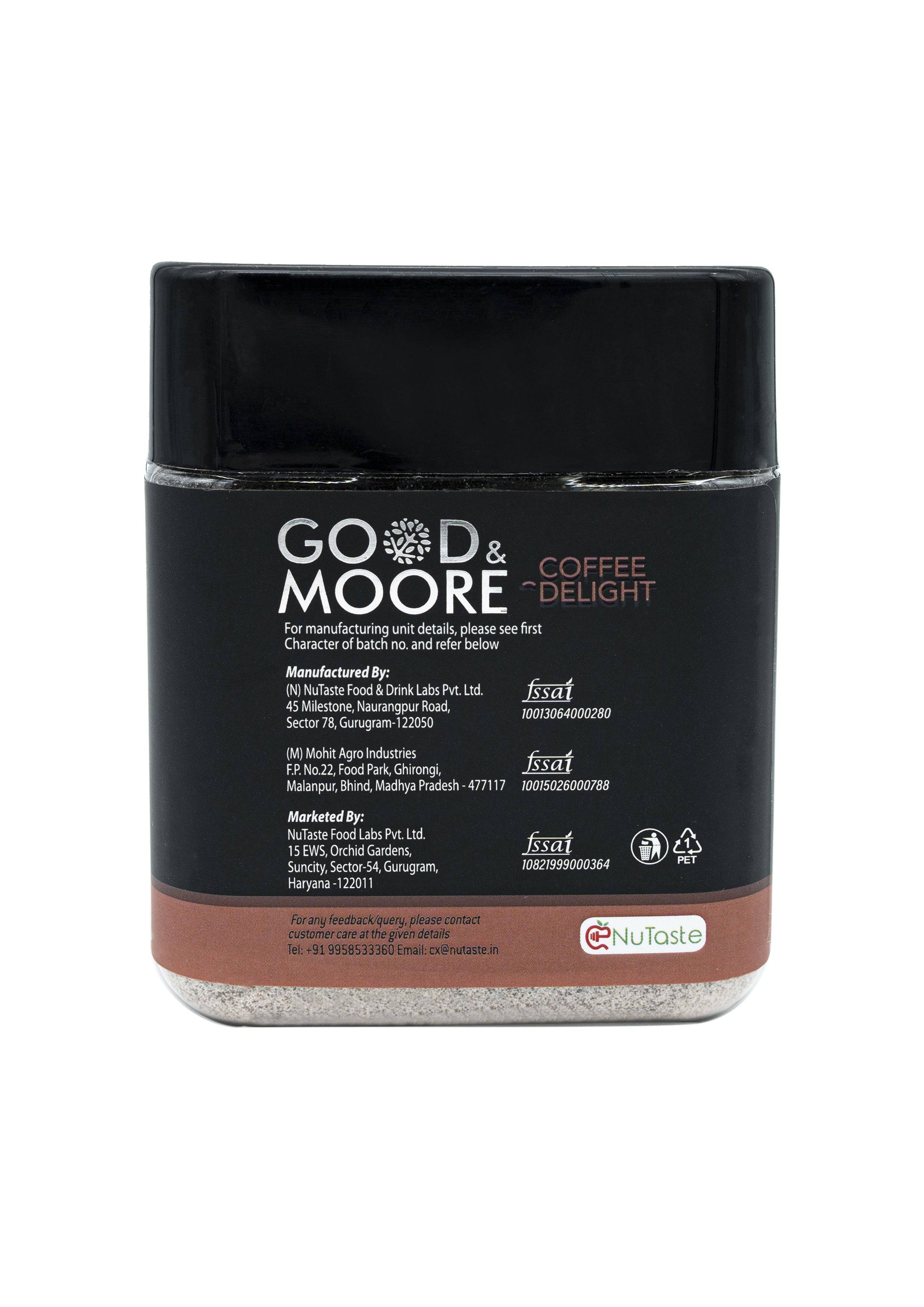 Good & Moore  Coffee Delight Frappe Mix 350 gms - India shopping