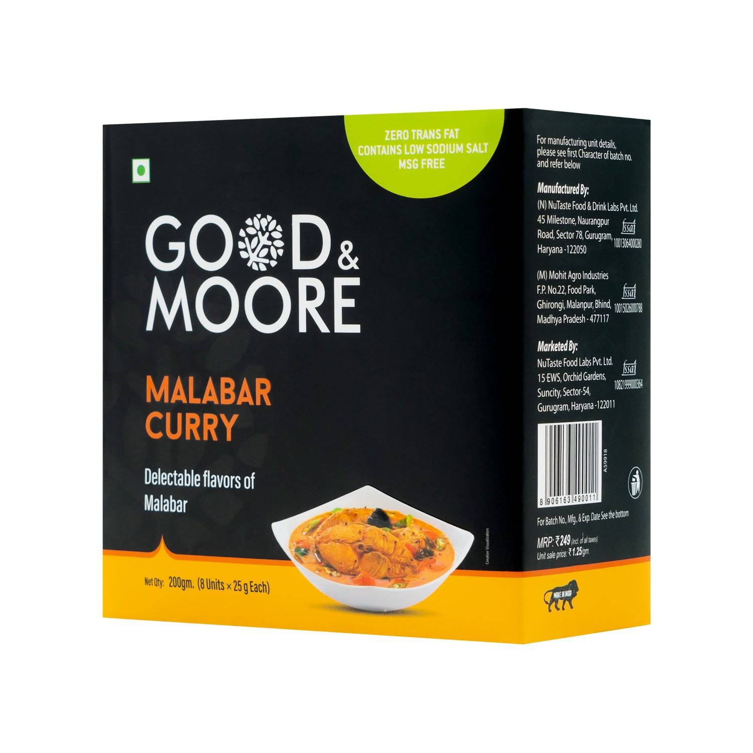 Good & Moore Malabar Curry Pre-mix | 200 gms - India shopping