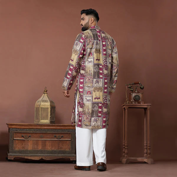 Meraki Ethnic Royal Heritage Kurta Pajama | Ready To Wear
