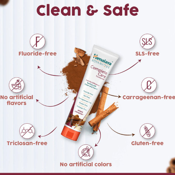 Himalaya  botanique Complete Care Toothpaste (Simply Cinnamon) - 150 gms - India shopping