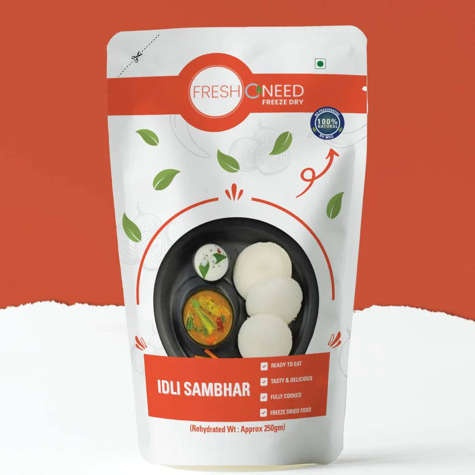 Fresh O Need Idli Sambhar - Ready To Eat 250 gms