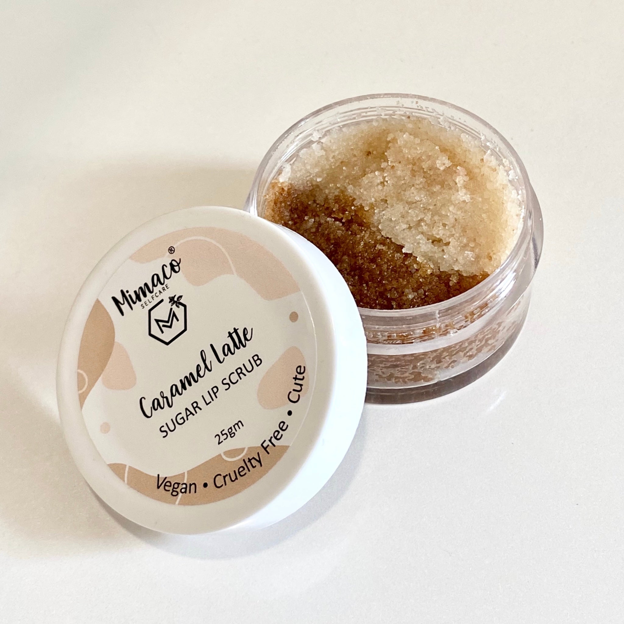 Caramel latte - lip scrub