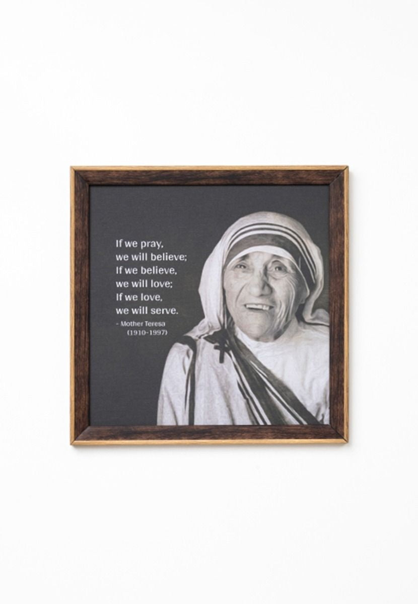 Wisdom Frame Inspired by Mother Teresa