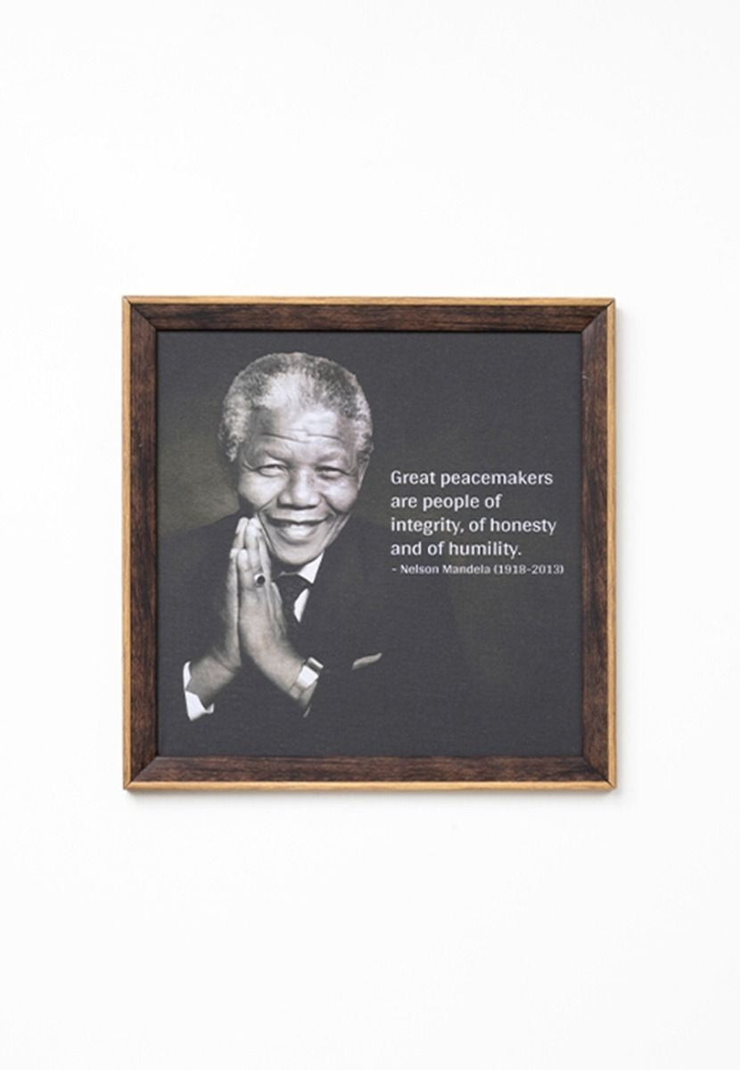 Wisdom Frame Inspired by Nelson Mandela