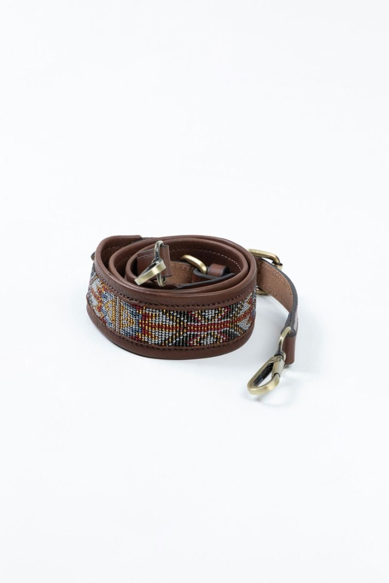 Multicolor Leather Bag Belt