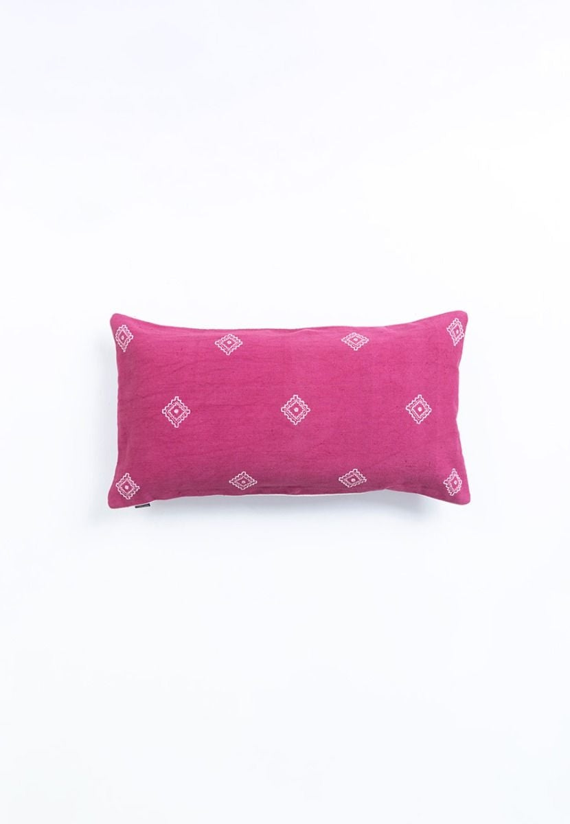 Magenta Cotton Cushion Cover