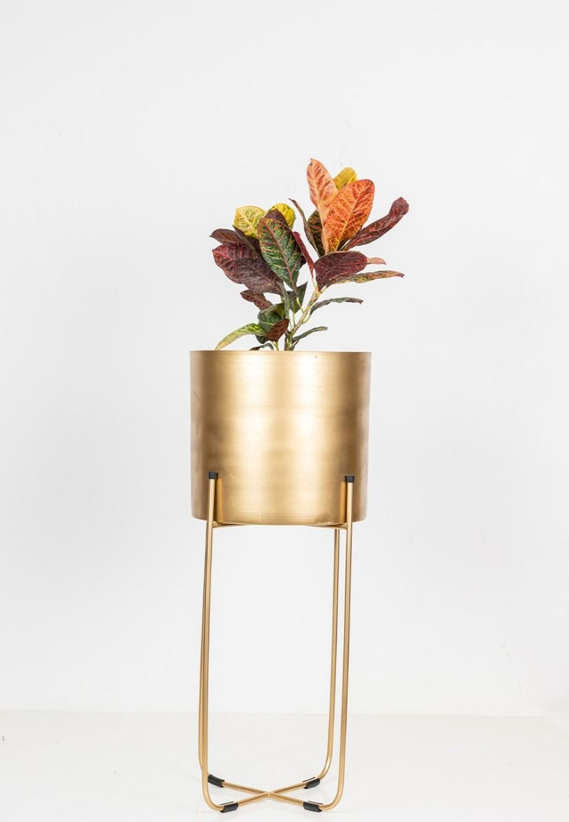 Golden Powder Coated Aluminium Planters