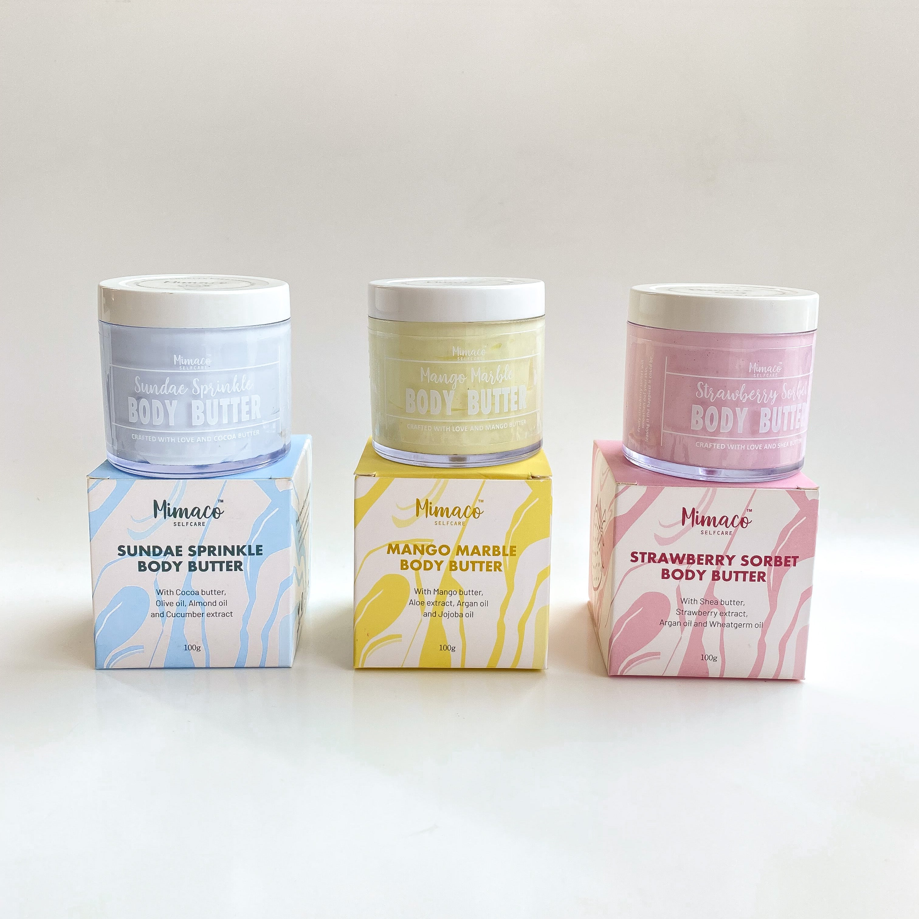 Body butter- combo set of 3