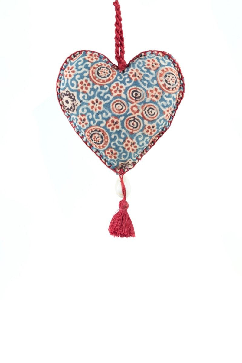 Multicolor Ajrak Block Tassel