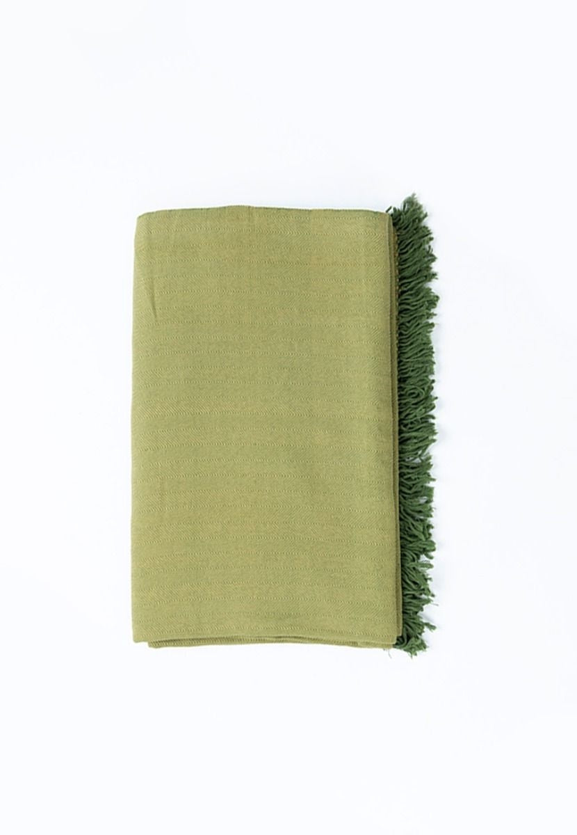 Green Handwoven Cotton Bedsheet Set