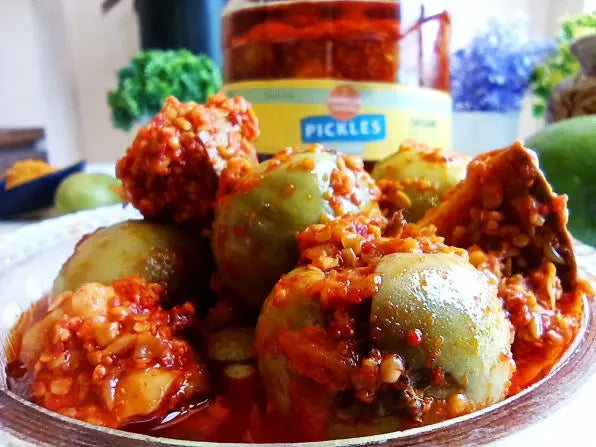 Shreya Snacks Gunda Keri Pickle - 500 gms