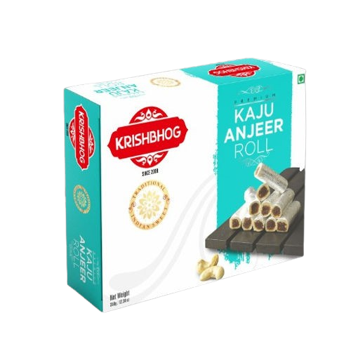 Krish Bhog Sweets Kaju Anjeer Roll | 500 gms