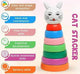 Matoyi Multicolor Cat Stacking Toys 2 Year and Above