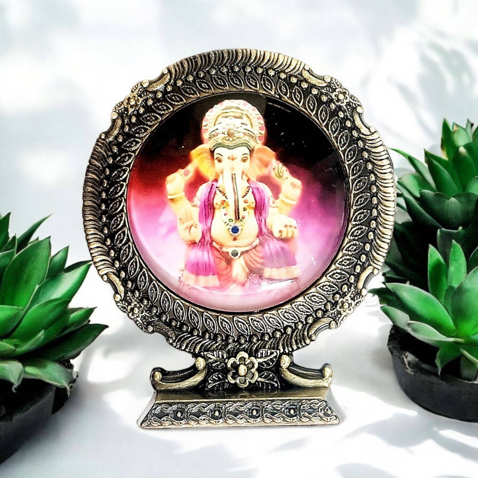 Lord Ganesha & Ram For Car Dashboard | Set Of 2 - India shopping