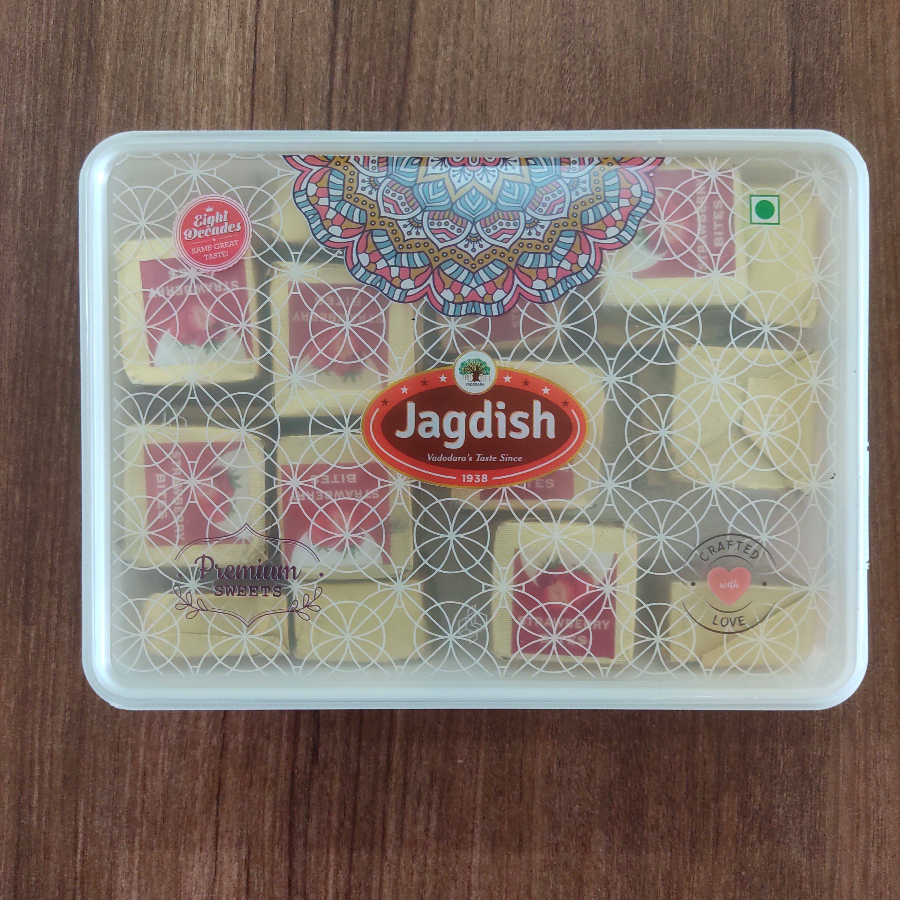 Jagdish Farshan Strawberry Bites - 500 gms - India shopping