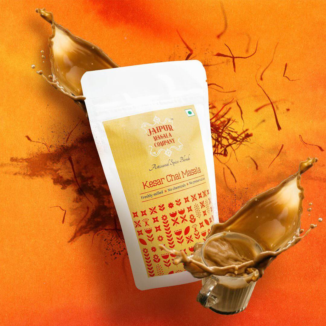 Jaipur Masala Company Kesar Chai Masala - 100 gms - India shopping