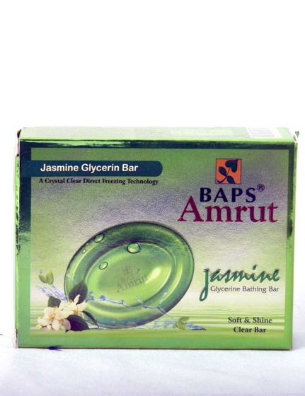 BAPS Amrut Jasmin Glycerin Soap ( Pack Of 4 ) 75 gms each