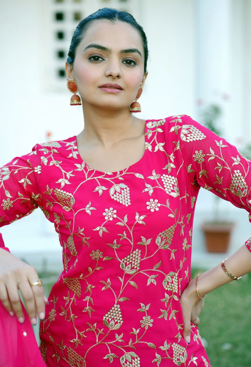 Designer Lehenga Suit With Sequence Work | Ready To Wear