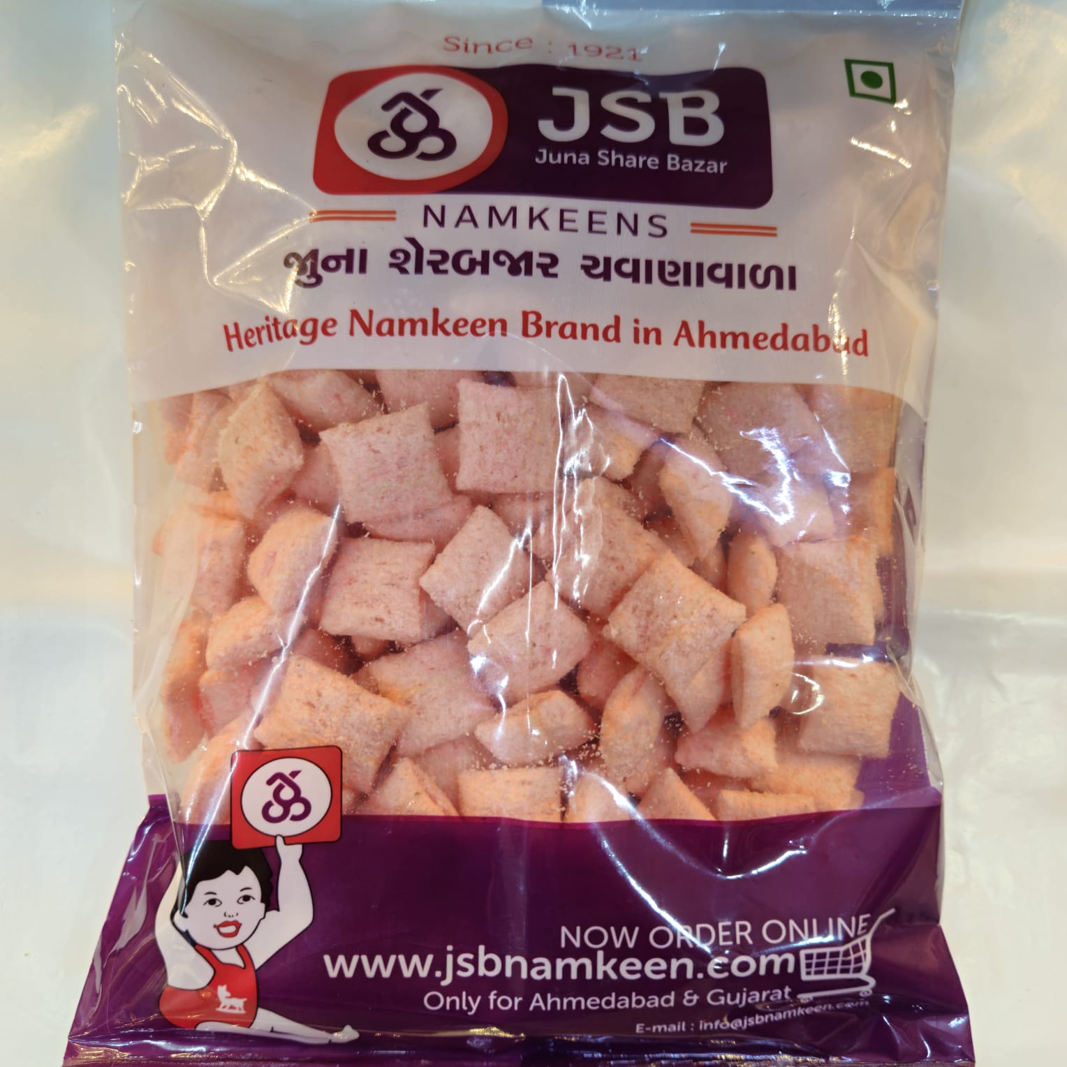 Juna Sharebazar Chawanawale Strawberry Shakkarpara - 250 gms