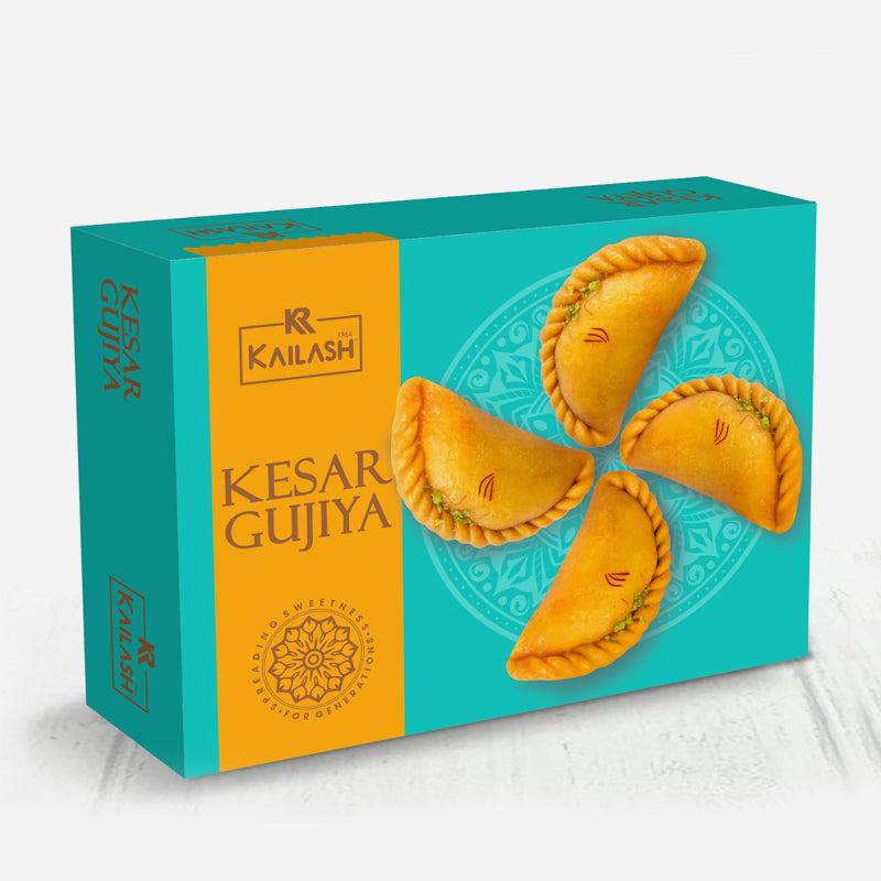 Kailash Sweets & Snacks Kesar Gujiya - 400 gms - India shopping