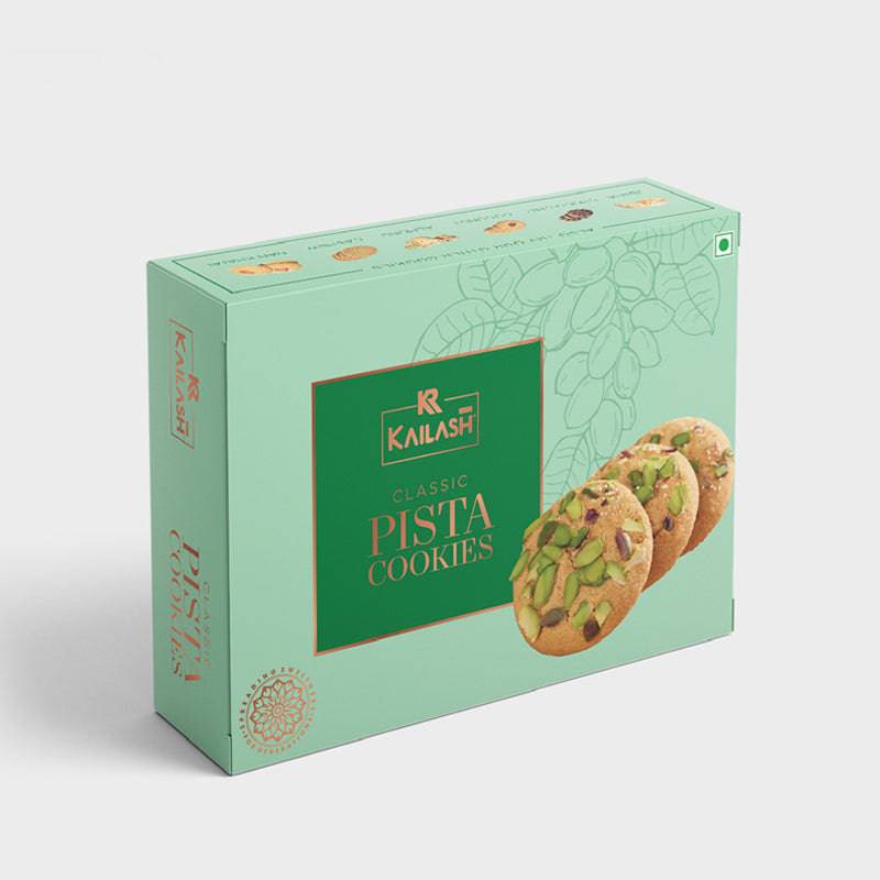 Kailash Sweets & Snacks  Pista Cookies - 400 gms - India shopping