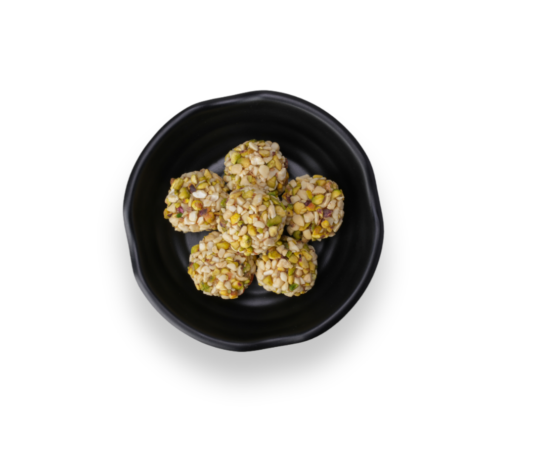 Ras Madhuri Sweet N Snacks(MITHDI) Kaju Pistachio Ball 500 gms