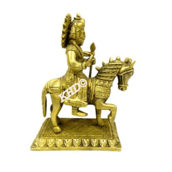 Golu devta - Idol Showpiece | Brass - India shopping