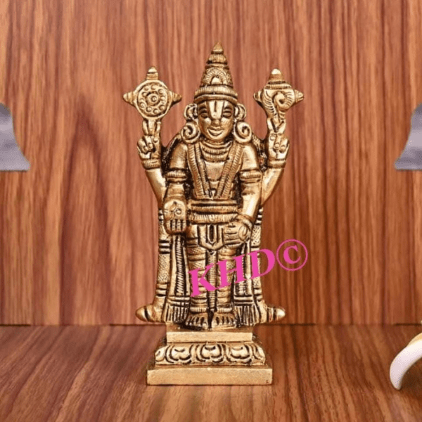 Divine Brass Idol of Lord Tirupathi Balaji - India shopping