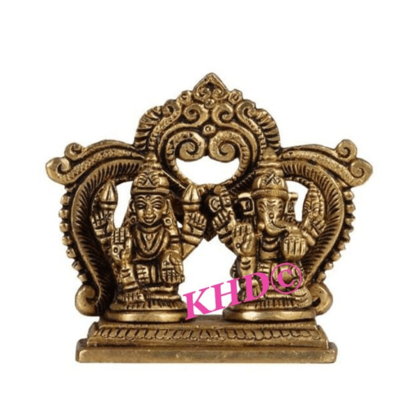 Ganesh -Laxmi Ji Idol Murti -Brass - India shopping