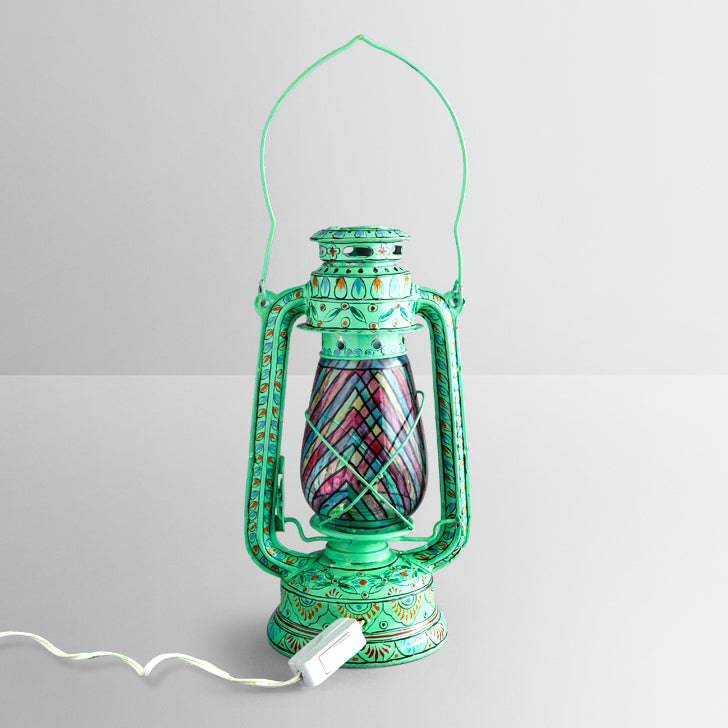 Hand Painted Hurrican Lantern Collection - India shopping