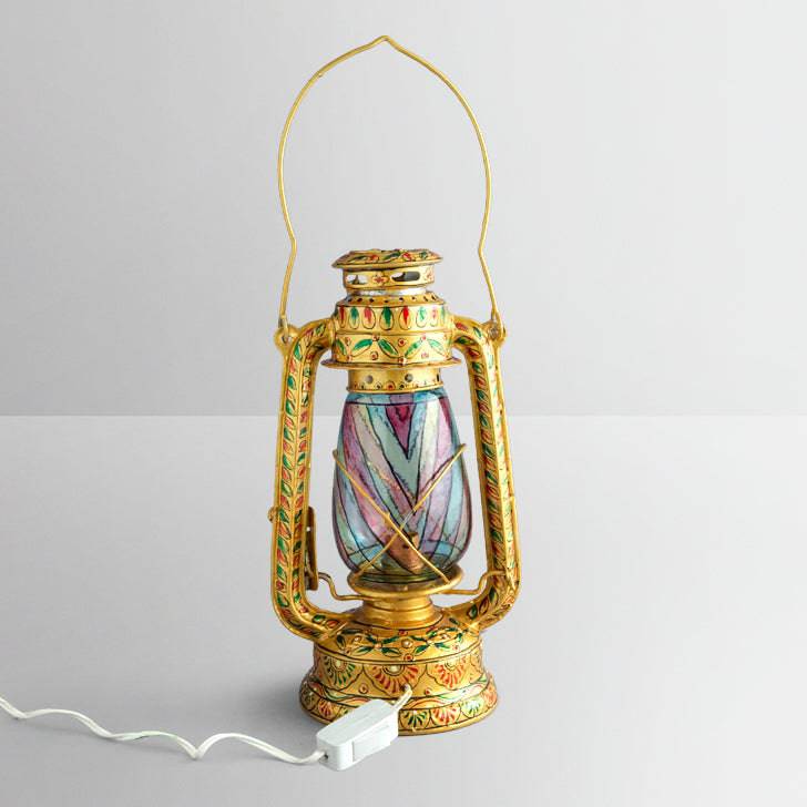 Hand Painted Hurrican Lantern Collection - India shopping