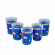 Hand Painted Tea Glass set of 6 : Blue Pichwai