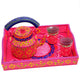 Hand Painted Tea set - Fuchsia