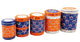 Jaipur Canister Set of 5 Blue Lagoon