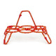 Tea Glass Stand Chika : Red & Yellow