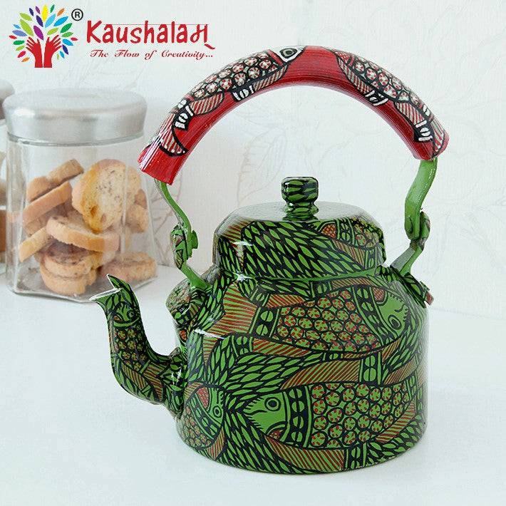 Hand Painted Kettle - India shopping