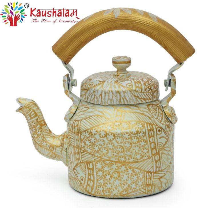 Hand Painted Kettle - India shopping