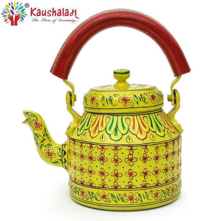 Hand Painted Kettle : Glitzy - India shopping