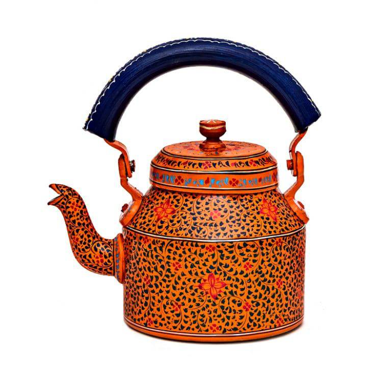 Hand Painted Kettle : The Garden - India shopping