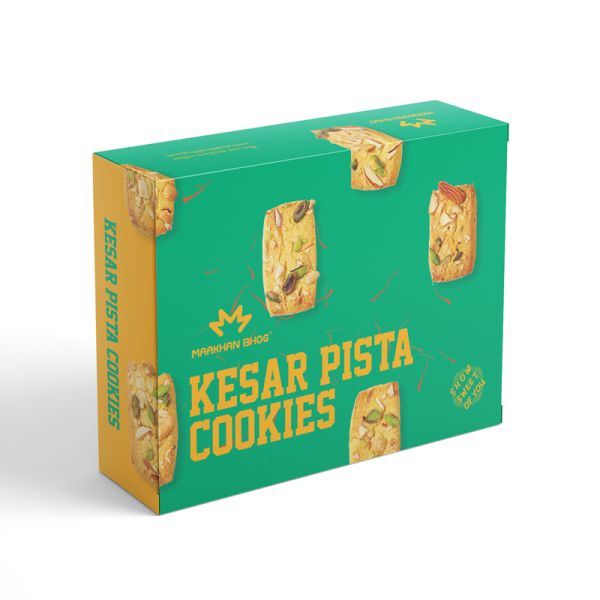 Maakhan Bhog Kesar Pista Cookies - 500 gms