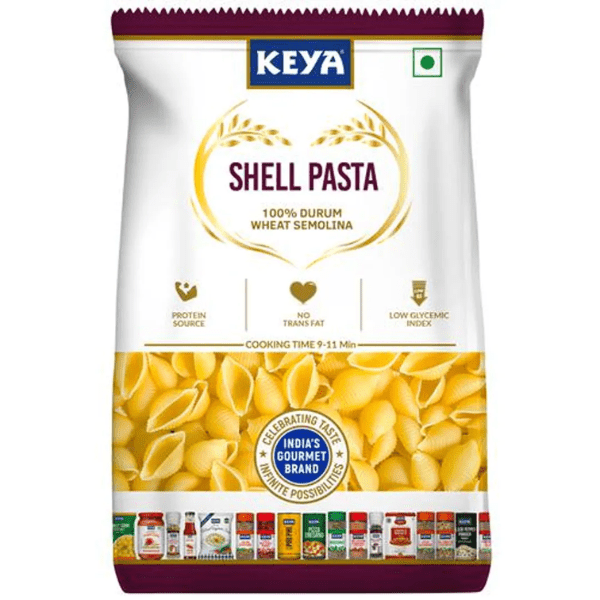 Keya Shell Pasta - 400 gms - India shopping