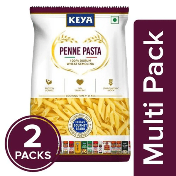 Keya Penne Pasta, 2x400 g Multipack - 800 gms - India shopping