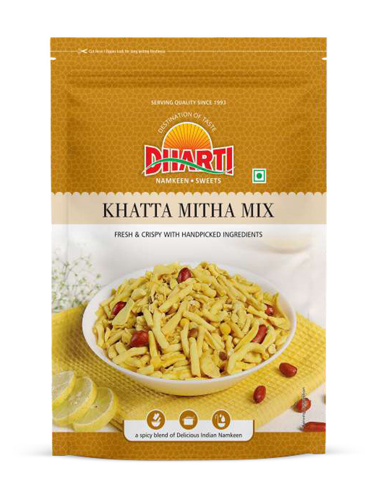 Dharti Namkeen  Khatta Mitha Mix 500 gms