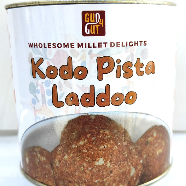 Gud 4 Gut Kodo Pista Laddo Sugar Free Millet Laddu - 500 gms