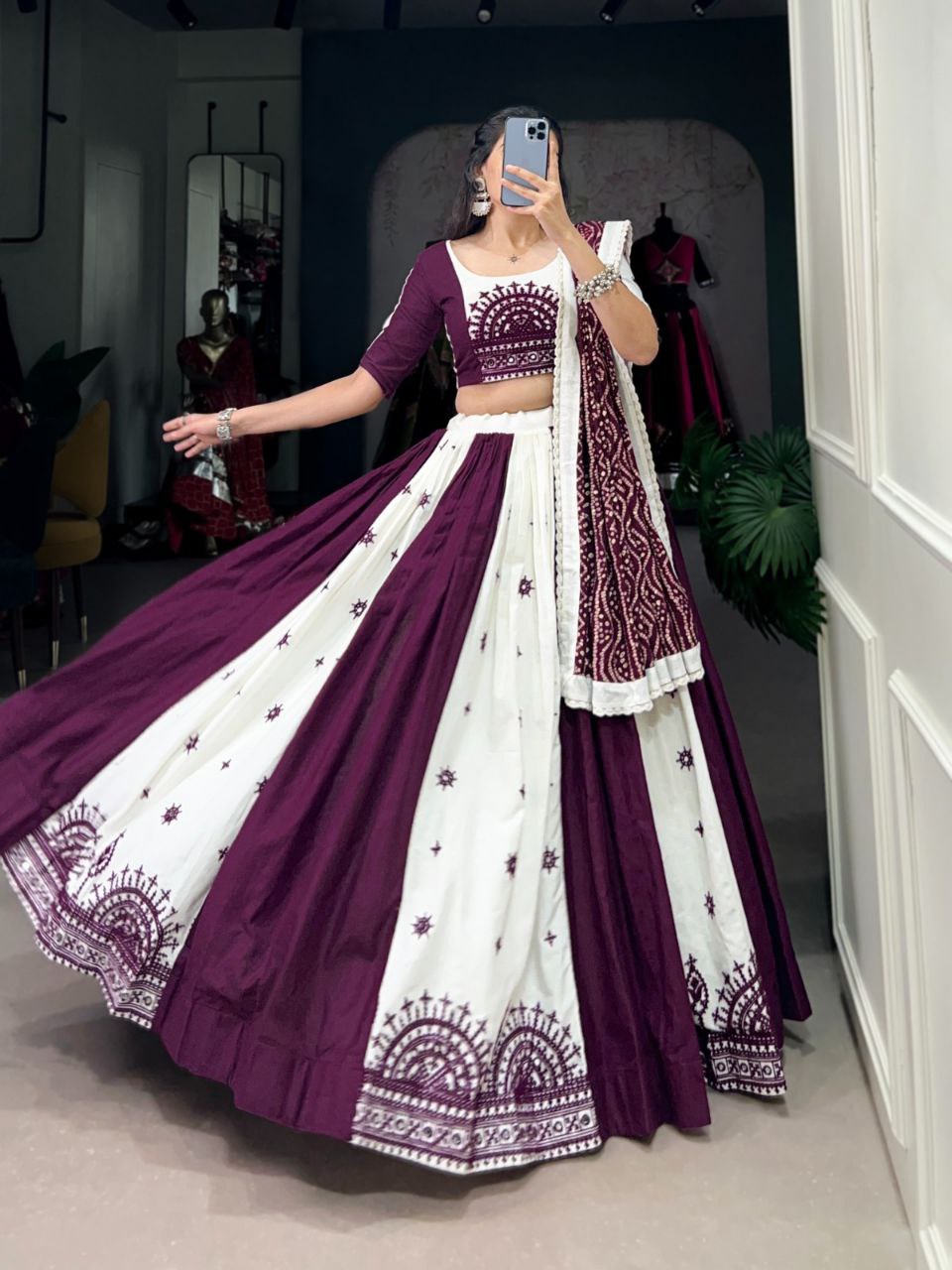 Navratri  Special Stylish Lehenga Choli  | Ready To Wear