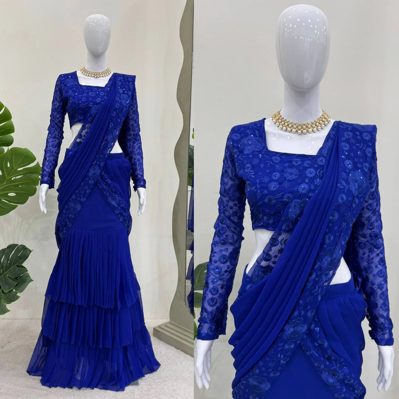 Party Wear Lehenga Choli With Thread Sequence Work | Ready To Wear