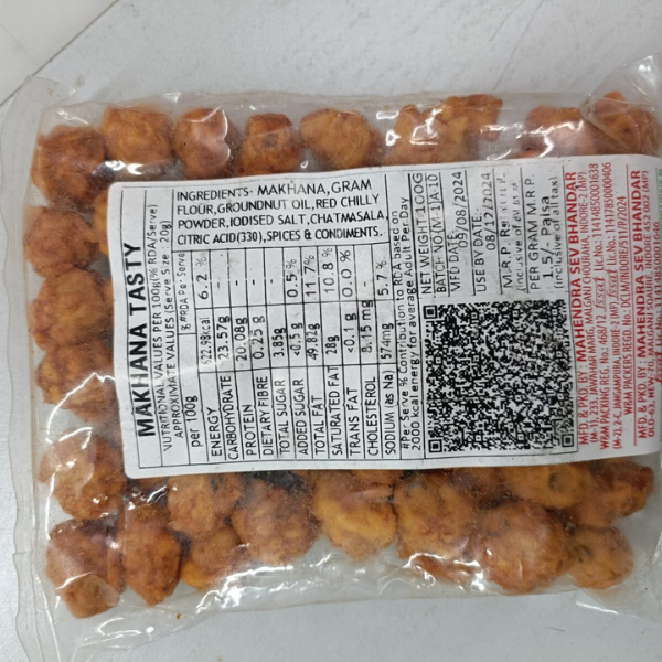 Mahendra Makhana tasty - 250 gms