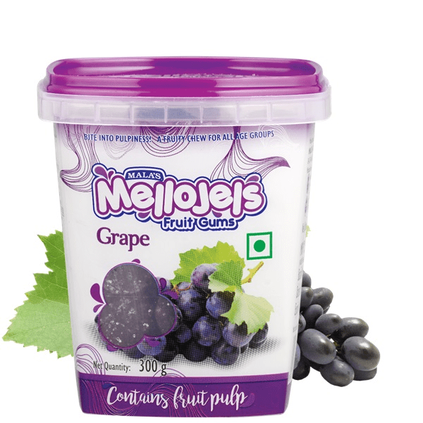 Mellojels Grape Tub - 300 gms - India shopping