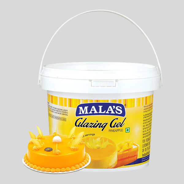 Pineapple Glaze Gel 1Kg Bucket - India shopping